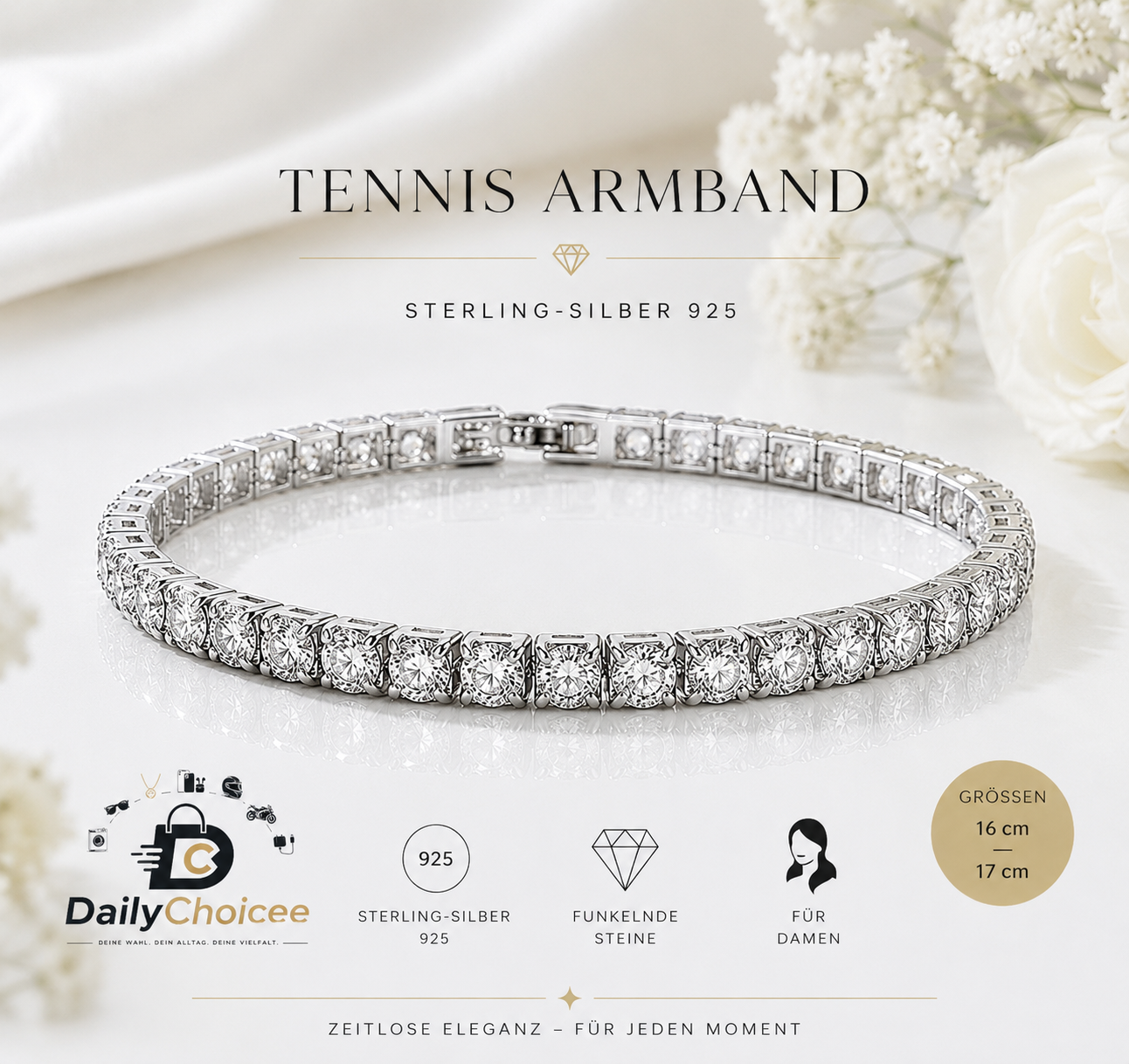 Sterling Silber Armband